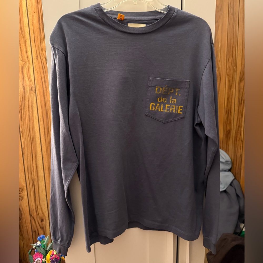 Gallery Dept Slate Blue Long Sleeve Shirt